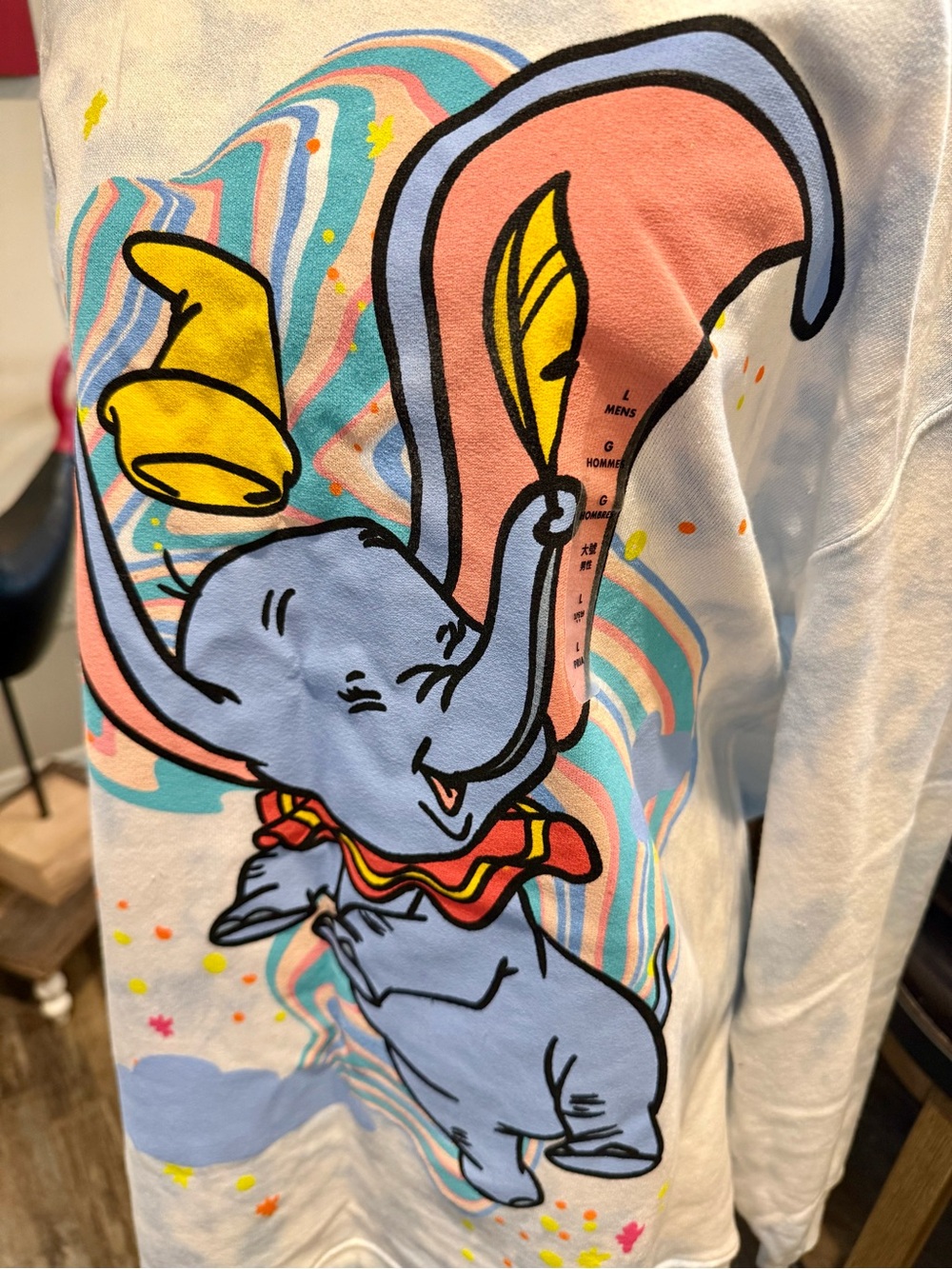 Disney Parks Dumbo Graphic Long Sleeve Sweatshirt - Picture 2 of 3